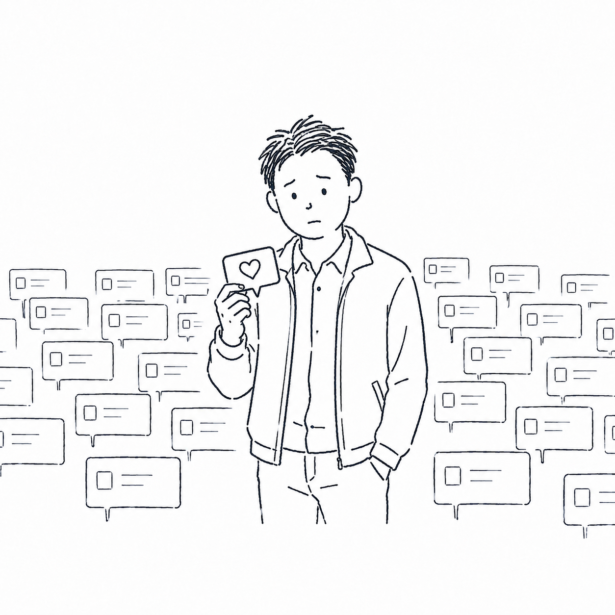 便利にしすぎると、店から顔が消える。 の挿絵